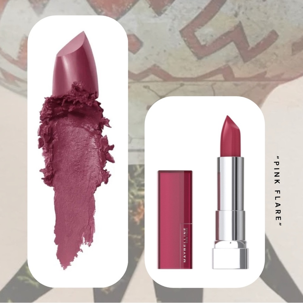 🏷️ Maybelline NY “pink flare” (#255) pink lipstick 💄
